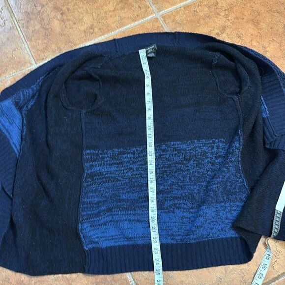 Lord & Taylor Cashmere Blend Open Front waterfall Cardigan Size M - Picture 7 of 8